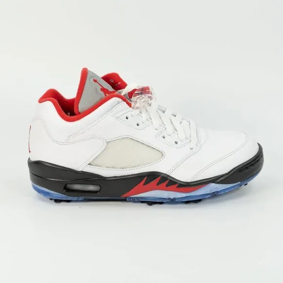 Nike Air Jordan Low Golf 'Fire Red' CU4523-100 Leather Cleats